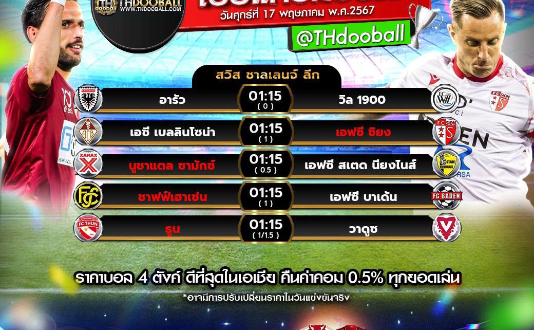 โปรแกรมบอล17-5-67