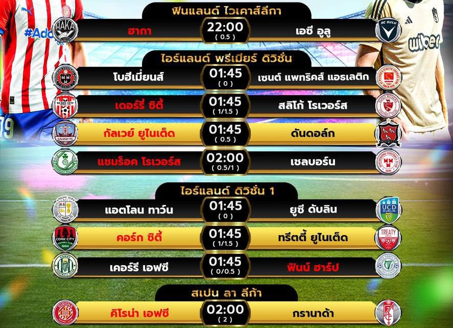 โปรแกรมบอล24-5-67