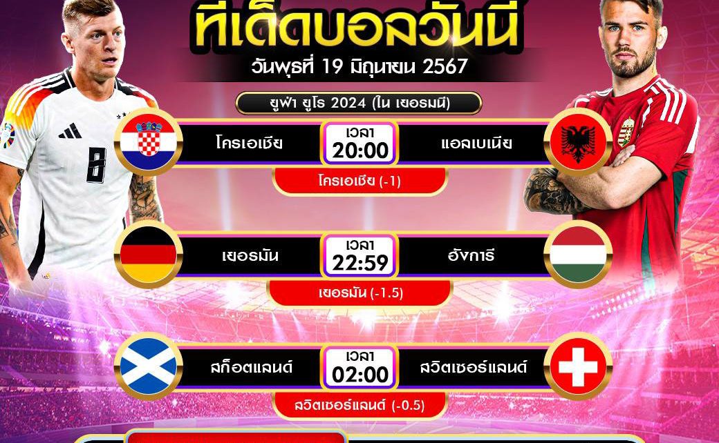 ทีเด็ดบอล19-6-67