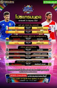 โปรแกรมบอล24-6-67