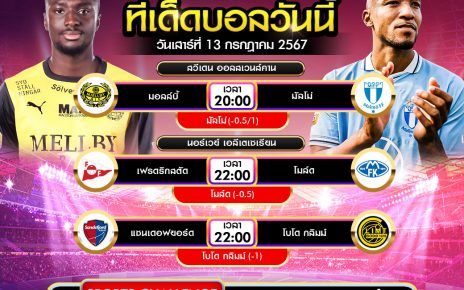 ทีเด็ดบอล13-7-67