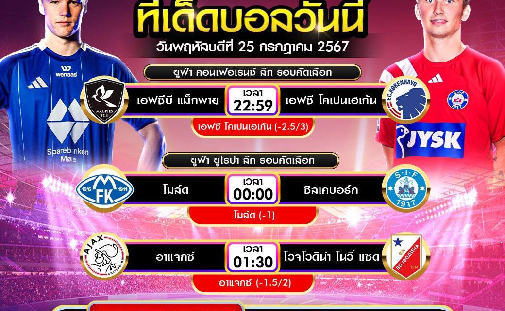 ทีเด็ดบอล25-7-67