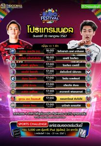 โปรแกรมบอล20-7-67