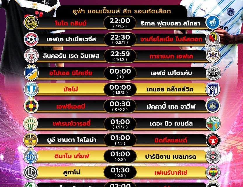 โปรแกรมบอล23-7-67