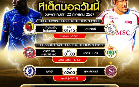 ทีเด็ดบอล22-8-67