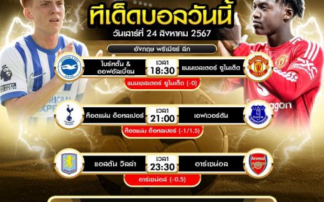 ทีเด็ดบอล24-8-67