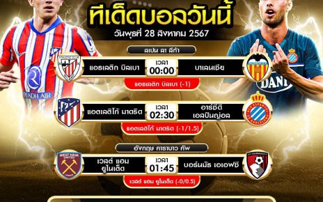ทีเด็ดบอล28-8-67