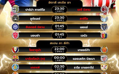 โปรแกรมบอล24-8-67