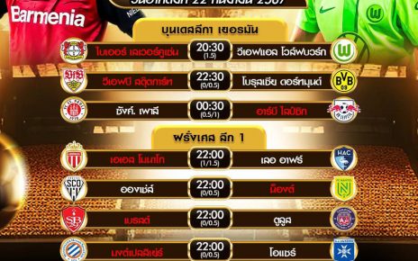 โปรแกรมบอล22-9-67