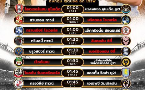 โปรแกรมบอล8-10-67