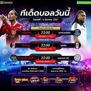 ทีเด็ดบอล14-12-67