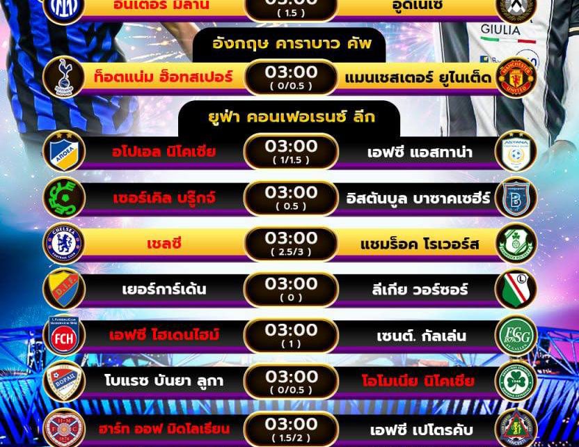 โปรแกรมบอล19-12-67