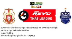 วิเคราะห์บอล ไทย ลีก : ลำพูน วอริเออร์ส -vs- บุรีรัมย์ ยูไนเต็ด
