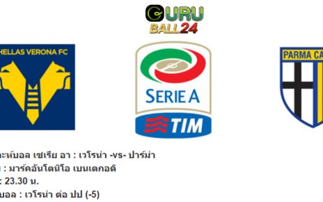 วิเคราะห์บอล เซเรีย อา เวโรน่า vs ปาร์ม่า
