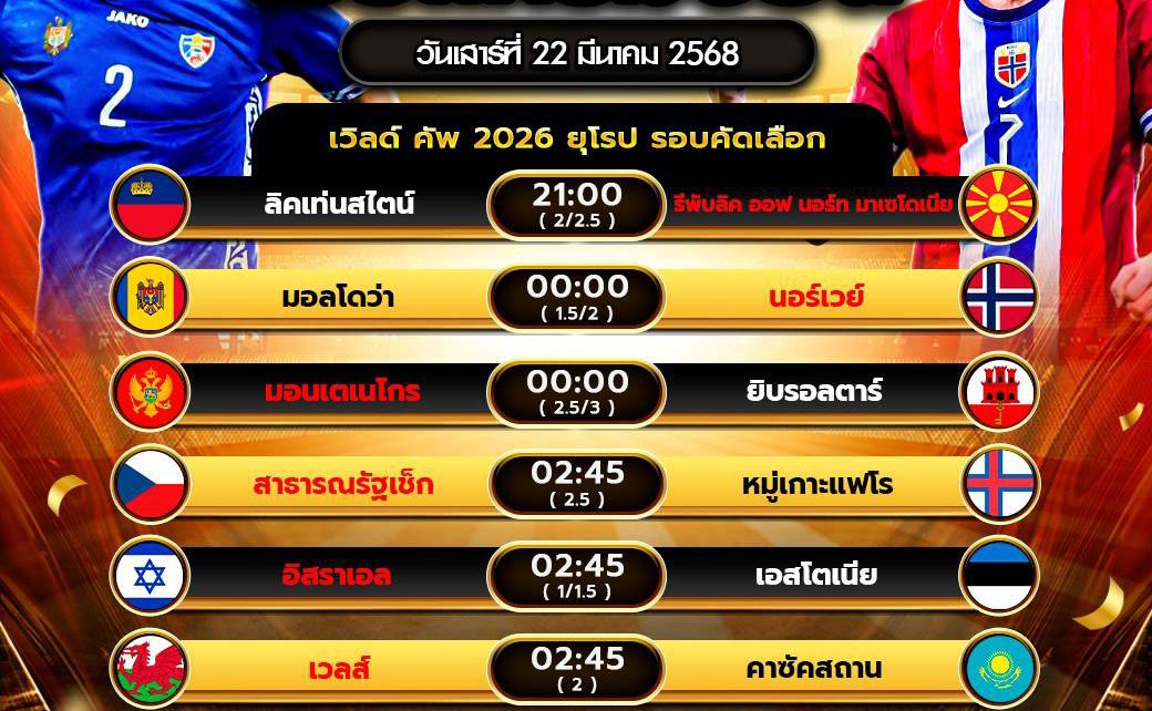 โปรแกรมบอล22-03-68