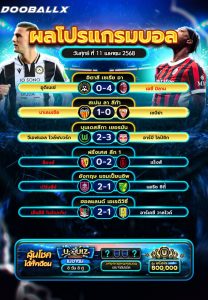 ผลโปรแกรมบอล11-04-68