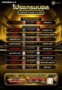 โปรแกรมบอล02-09-68